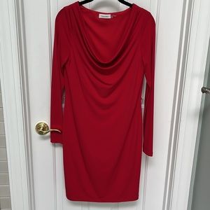 Red Calvin Klein size 4 dress